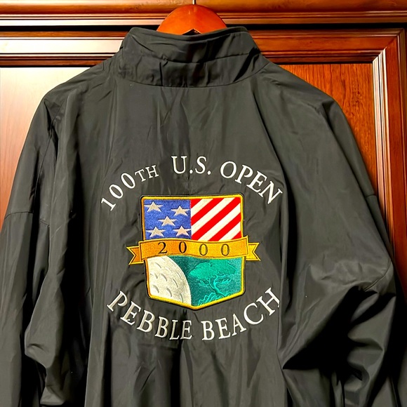 Vintage Men’s Golf 2000 100th US Open Pebble Beach,Ca Golf Course Classic Jacket - Picture 1 of 8